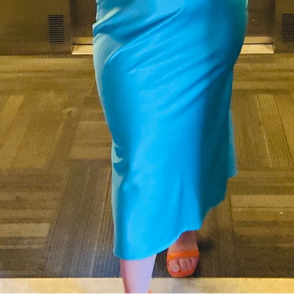 Orange Block Heels - Picture 3 of 3